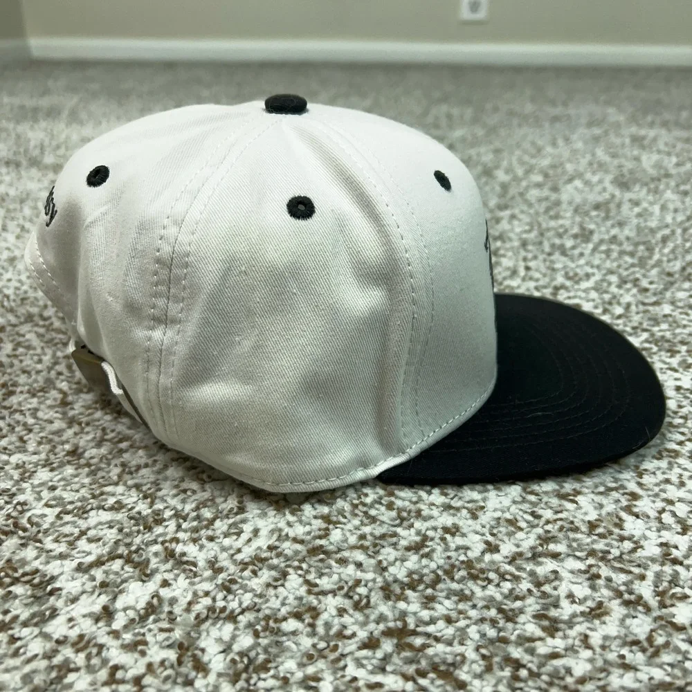 NBA Hat Cap Strap Back Mens One Size White NBA‎ Basketball Hennessy 1765